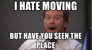 parks and relocation moving meme