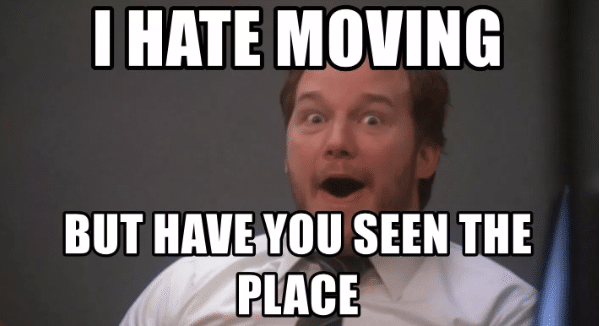 parks and relocation moving meme.