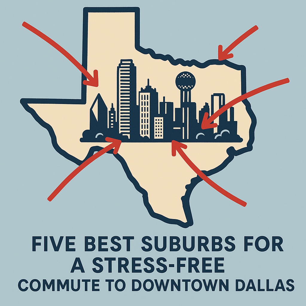 Five Best Suburbs for a Stress Free Commute to Downtown Dallas