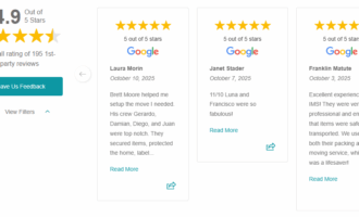 What Past Customers Are Saying About IMS Relocation