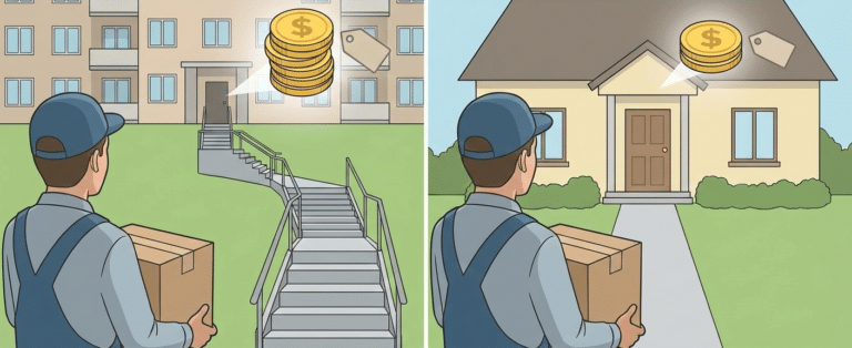 How Stairs, Elevators and Long-Carry Distances Affect Your Moves